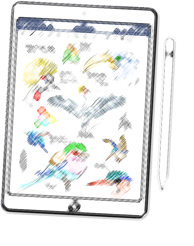 iPad에 Goodnotes 5 앱이 열려 있는 모습